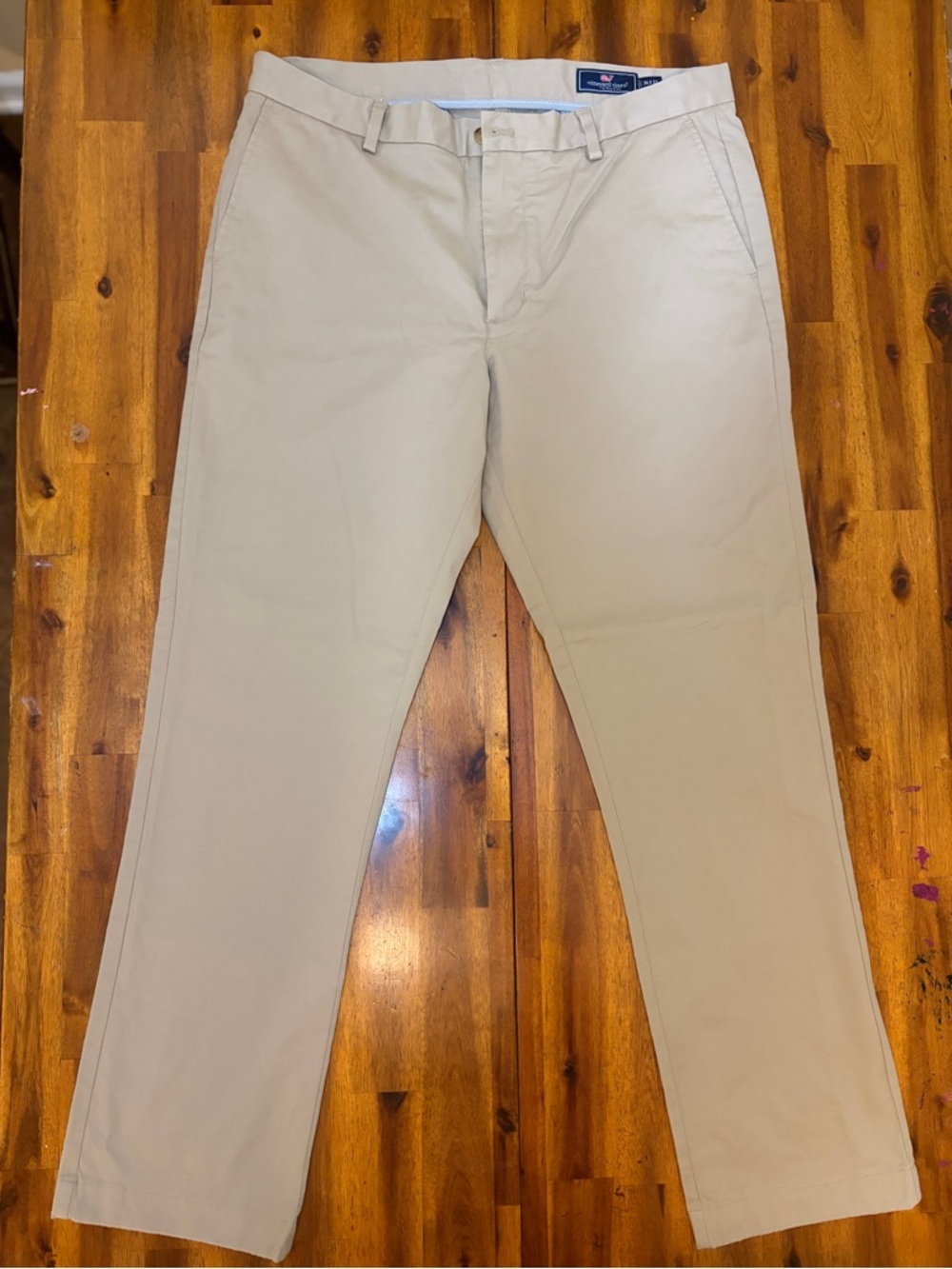 Vineyard Vine Men's Chino Pants in Khaki - Lightweight Everyday Wear